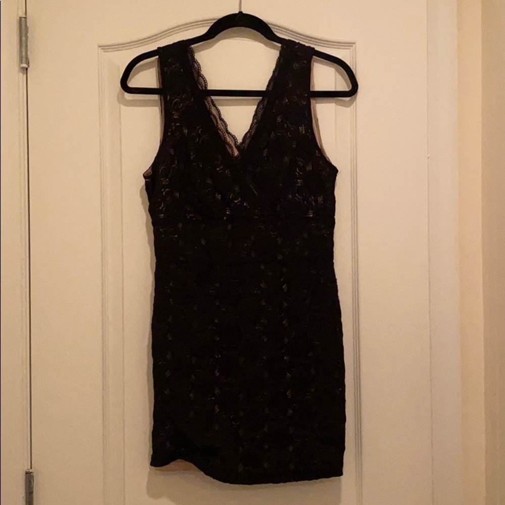 Cocktail dress, black lace